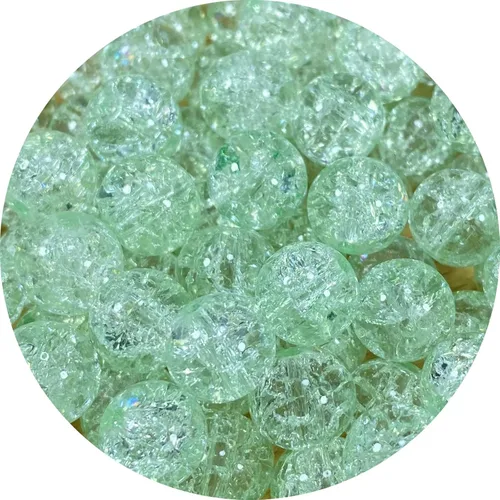 Miniatura 21 de 100 cuentas de cristal agrietado redondas de 0.315 pulgadas (0.315 in), cuentas espaciadoras para hacer joyas, collares, pulseras, aretes, Mezcla