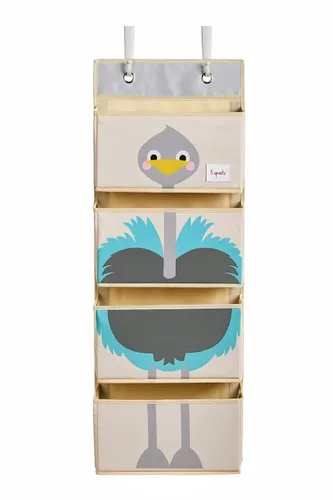 Miniatura 8 de 3 Sprouts Organizador de bebé sobre la puerta, almacenamiento esencial para el cuarto del bebé, soporte de animales de peluche y organizador de Oso