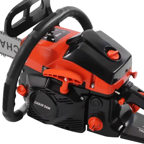 Miniatura 4 de LOYALHEARTDY Sierra de cadena de 58 cc 2 ciclos 4.4 Hp Sierras de gasolina de mano 18 pulgadas motosierra para árboles de madera corte jardín granja