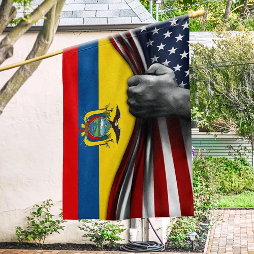 Miniatura 10 de Banderas-Bandera de Ecuador de Estados Unidos QNK464F, bandera de jardín (11.5 x 17.5 pulgadas) - Banderas de jardín de Estados Unidos de poliéster