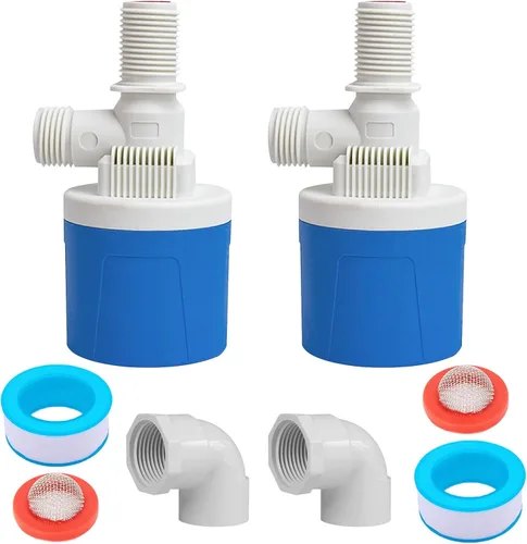 Válvula de flotador de agua de 1/2 pulgada tipo interior, 2 válvulas de control automático de nivel de agua de entrada superior de 1/2 pulgada Uesd