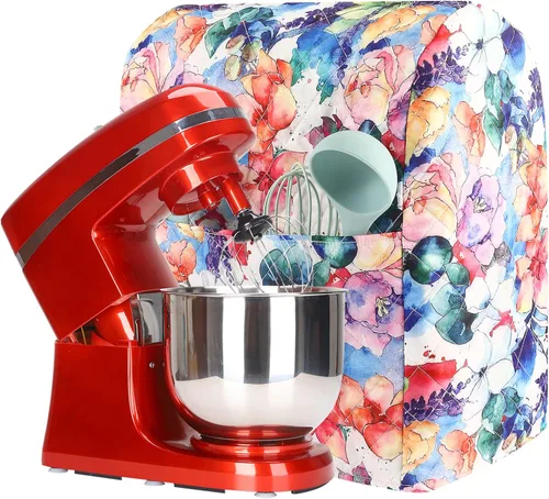 Miniatura 24 de KitchenAid - Funda para batidora, soporte de cocina compatible con mezcladores KitchenAid Hamilton de 5 a 8 cuartos de galón, funda acolchada