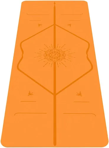 Miniatura 11 de Liforme Esterilla de yoga de viaje – Sistema de alineación patentado, agarre guerrero, antideslizante, ecológico, ultraligero y resistente al sudor
