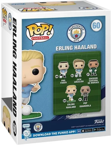 Miniatura 3 de Funko Pop! Football: Erling Haaland - Manchester City FC - Figura de vinilo coleccionable - Idea de regalo - Producto oficial - para niños y adultos