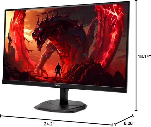 Miniatura 14 de Acer Nitro - Monitor para juegos IPS QHD 2560 x 1440 de 27 pulgadas AMD FreeSync Actualización de hasta 180 Hz Hasta 0.5 ms DCI-P3 95%