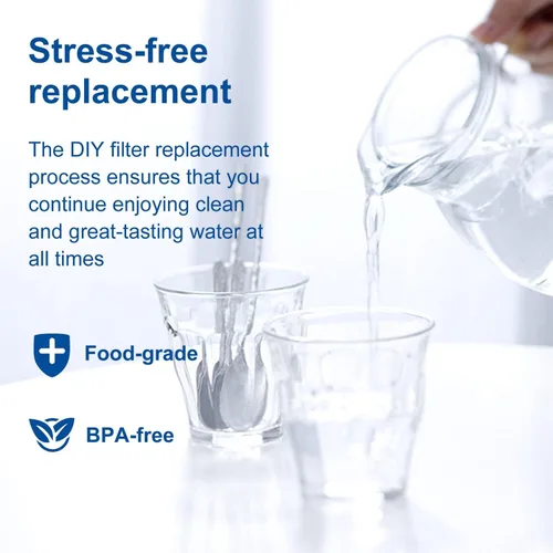 Miniatura 2 de Paquete de 3 filtros de agua Mavea de repuesto para jarra MAVEA 1001122, 1001495 LEVOIT Pitcher, Brita Mavea Maxtra, Maxtra+ y más marcas de jarra