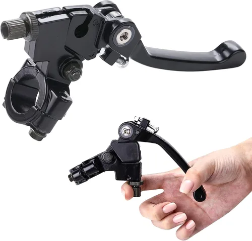 Miniatura 4 de Palanca de freno de embrague de aluminio plegable negra para manillar de 0.866 in 7/8 pulgadas 110cc 125cc 140cc TTR 125cc SSR Xmotos Apollo 125 Pit