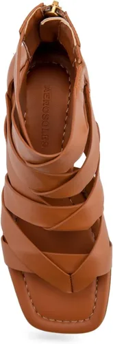 Miniatura 9 de Aerosoles Sandalias planas Glam para mujer, Bronceado Cuero