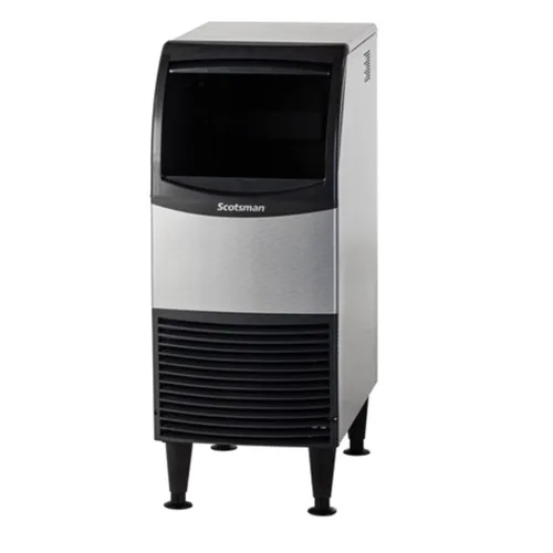 Miniatura 11 de Scotsman UN324A-1 Máquina para hacer hielo estilo nugget bajo encimera con contenedor, producción diaria de 340 lb, almacenamiento de 80 lb, acero