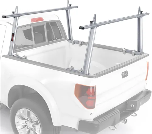 APX25 Escalera de aluminio extensible para camioneta, Plateado