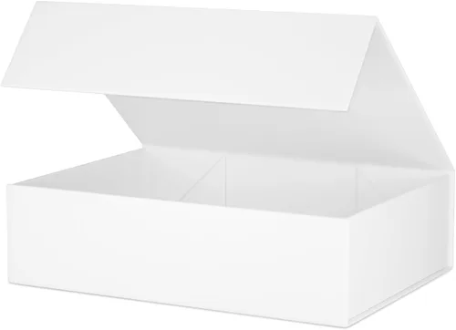 Miniatura 23 de ROSTELACK Cajas de regalo de 11.9" x 8.5" x 3.3" con tapa de cierre magnético caja para regalos, caja de regalo de dama de honor, bonita caja, cajas
