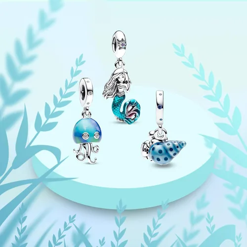Miniatura 2 de 925 Sterling Silver Charms for Bracelets Necklaces Cartoon Animal Three in one Pendants Beads, Cartoon Charms Jewelry Gift for Women Girls
