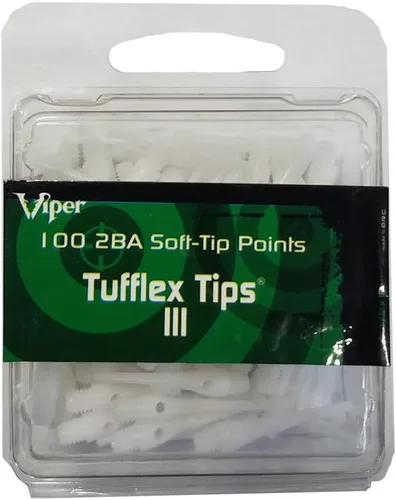 Miniatura 13 de Viper Dart accesorio suave para punta de dardos Tufflex III 2BA, en paquete de 100 y 1000 unidades Amarillo Neón