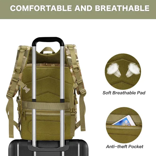 Miniatura 7 de MOSISO Mochila para cámara, DSLR/SLR/SLR/sin espejo para fotografía táctica con soporte para trípode y compartimento para laptop de 15 a 16 pulgadas