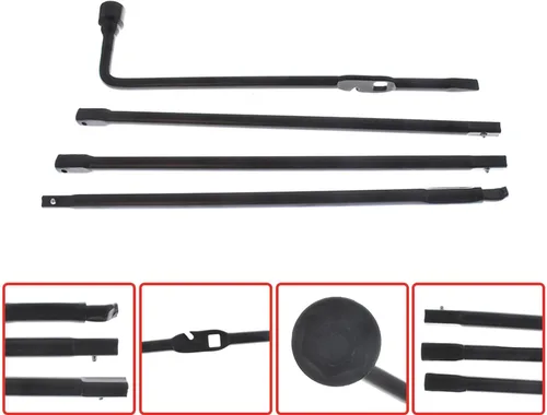 Miniatura 6 de LABLT Juego de Herramientas de Rueda de Repuesto con Llave de Cric y Cric para Silverado 1500 Sierra 2000 2001 2002 2003 2004 2005 2006 2007 2008