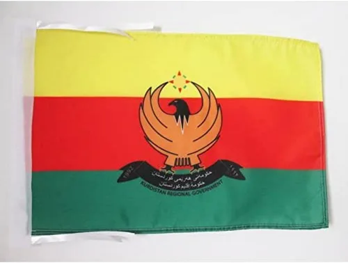 Miniatura 704 de Bandera de México AZ FLAG, 45.7 x 30.5 cm, con cordones - Pequeñas banderas mexicanas de 30 x 45 cm - Bandera de 45.7 x 30.5 cm