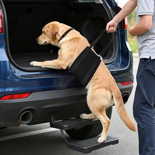 Miniatura 2 de AIITLE Eslingas mejoradas para perros pequeños – Arnés de soporte para patas traseras y cadera, ayuda de elevación de rehabilitación súper suave