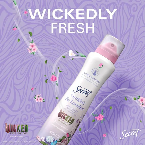 Miniatura 6 de Secret Desodorante en aerosol antitranspirante para mujer, No Podría Ser Más Encantador, 3X Protección contra el sudor, 72 horas de protección
