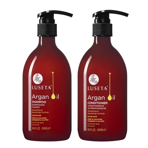 Miniatura 24 de Luseta - Champú y acondicionador de queratina para cabello teñido dañado y seco, tratamiento capilar de queratina para suavizar, nutrir