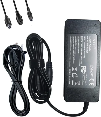 Cargador adaptador de 42 V 2 A CA/CC compatible con Macwheel Segway Hiboy iScooter Gotrax Jetson Tomoloo Gyroor YADEA Bird Aventon Okai 36V batería