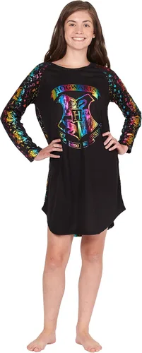 Miniatura 2 de Harry Potter Hogwarts - Camisón raglán con holograma arcoíris para niñas
