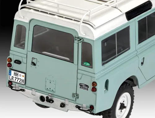 Miniatura 4 de Revell 85-4498 Land Rover Series III 109 - Kit de camión modelo a escala 1:24, 184 piezas, nivel de habilidad 5, kit de construcción