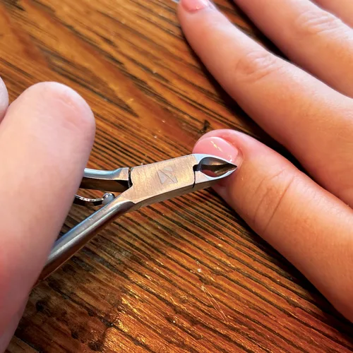 Miniatura 4 de ClipperPro® - Pinzas de cutícula de acero inoxidable para el cuidado de uñas, pedicura, manicura, herramientas de uñas, herramienta para quitar