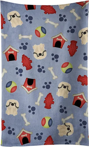 Miniatura 118 de Caroline's Treasures BB2654KTWL Dog House Collection Airedale - Toalla de cocina para invitados, toalla de baño decorativa para cara, té, paño