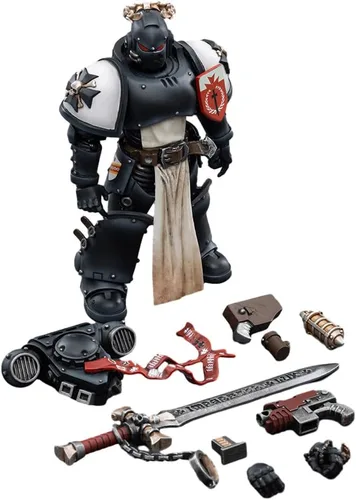 Miniatura 9 de JOYTOY 1/18 Warhammer 40,000 Figura de acción Black Templars The Emperors Champion Rolantus Collection