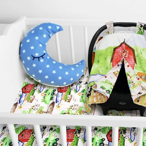 Miniatura 7 de Dear Baby Gear - Mantas reversibles para bebé - Manta suave para recién nacido - Blanco para niños pequeños - Manta para niños y niñas - Mantas