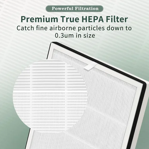Miniatura 4 de Filtro de aire Europa compatible con Afloia Europa Air Puri-Fier, 3 en 1 H13 True HEPA filtro adecuado para reemplazo de filtro Europa Air