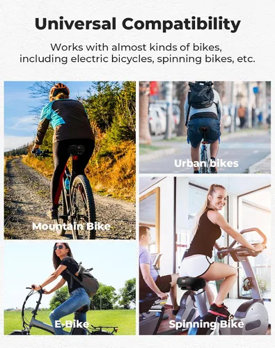 Miniatura 5 de KEMIMOTO Bike Seat Cushion with Soft Foam Padded, Comfortable Bike Seat for Men Women, Bicycle Saddle for Touring, Exercise Bicycle, Commuter, Travel