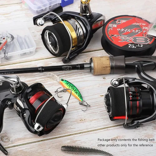 Miniatura 6 de Dovesun Cinturón de carrete de pesca Carrete de protección de carrete de pesca Carretes giratorios Accesorios de carrete de pesca 4 unids Carrete