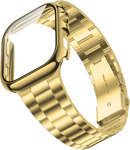 Miniatura 9 de Wolait Compatible con Apple Watch Band de 1.929 in 1.811 in 1.772 in 1.732 in 1.654 in 1.496 in 1.575 in 1.614 in, correas de acero inoxidable