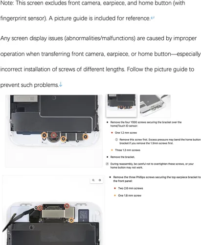 Miniatura 6 de Kit de reemplazo de pantalla para iPhone SE 2022/3ª generación, pantalla LCD de 4.7 pulgadas, conjunto de digitalizador táctil 3D con adhesivo