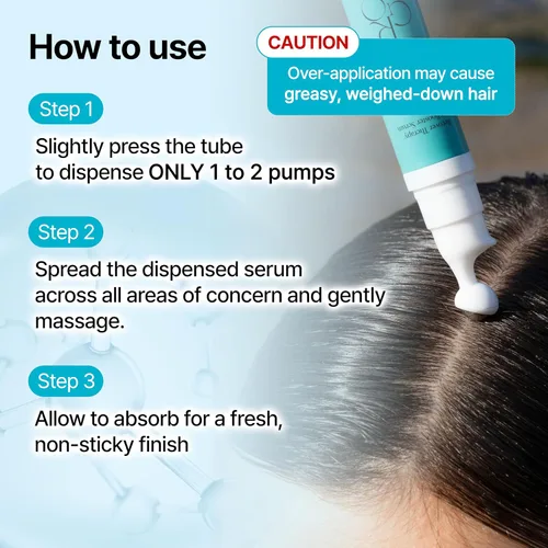 Miniatura 6 de GROWUS Suero Terapia Booster de Recuperación 15ml (0.507 Fl oz), Suero para el Cuero Cabelludo para Línea de Cabello Retraída, Apoya Cabello Más
