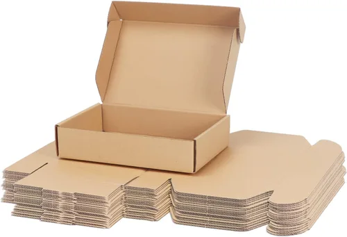 Miniatura 15 de PHAREGE - Paquete de 25 cajas de envío de 6 x 6 x 2 pulgadas, cajas de cartón corrugado marrón, cajas de correo pequeñas para embalaje de pequeñas