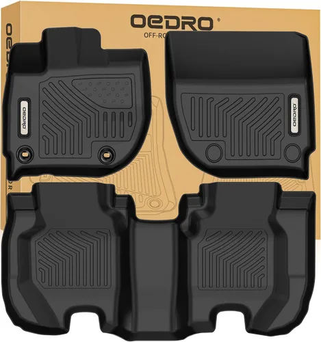 OEDRO Alfombrillas de suelo compatibles con Honda Fit EX/EX-L/LX/Sport 2015-2020, revestimientos de suelo de ajuste personalizado para todo tipo de
