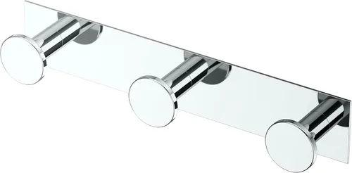 Miniatura 6 de Gatco 1288B Glamour - Gancho triple para bata de 3 ganchos, gancho montado en la pared para toallas de baño, batas y abrigos, 11 pulgadas de Latón