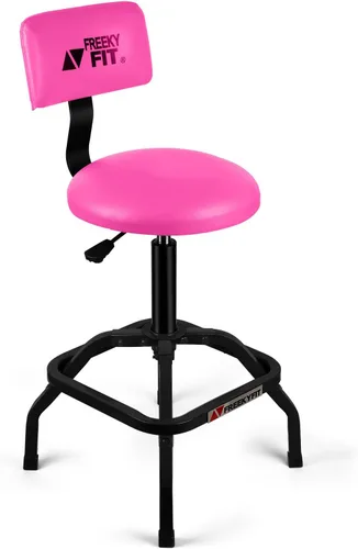 Miniatura 12 de Taburete de tienda con respaldo, taburete de garaje mecánico para taller, taburetes de tienda ajustables, taburetes acolchados para banco de trabajo