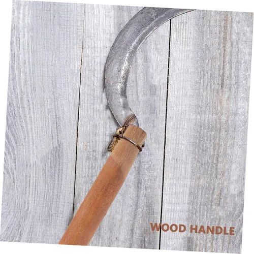 Miniatura 5 de KOMBIUDA Mango de madera de repuesto de 11.81 pulgadas, mango ergonómico de cuchara multiusos para cucharón de cocina, cuchara de estiércol, cuchara