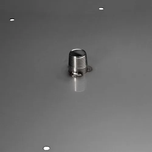 Miniatura 2 de Celestial - Sartén redonda plana de 18 pulgadas, acero inoxidable industrial de calibre 18, 1/2 pulgada NPT, para fogatas de gas al aire libre
