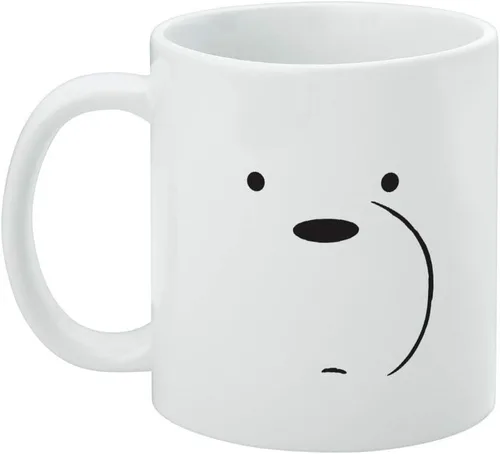 Miniatura 3 de We Bare Bears - Taza de café de cerámica con diseño de oso de hielo, tazas de regalo novedosas para café, té y bebidas calientes, 11 onzas