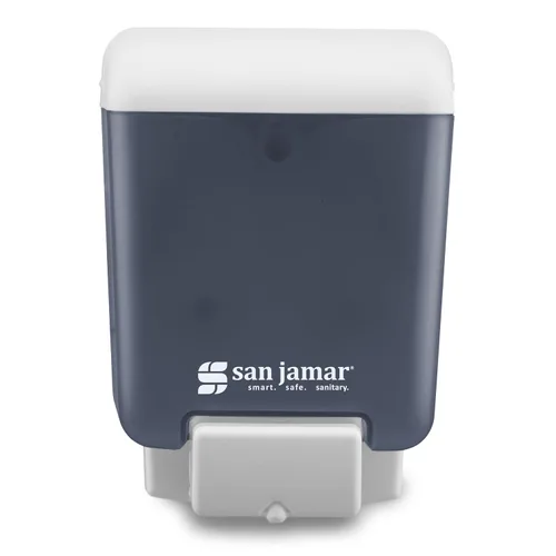 Miniatura 10 de San Jamar Dispensador de jabón clásico con bandeja de goteo fácil de instalar para el hogar, baño, cocina, baños, restaurantes, plástico
