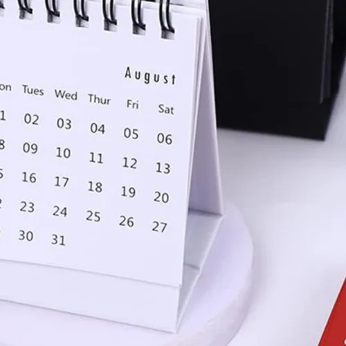 Miniatura 5 de Mini calendarios de escritorio de enero de 2026 a diciembre de 2026, calendario de bolsillo de 3 x 3.8 pulgadas, bobina de acero abatible de pie