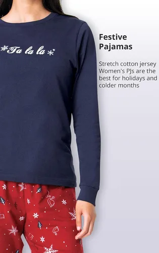 Miniatura 4 de PajamaGram Pijama de franela para mujer, conjunto de pijama para mujer, novedad de Navidad