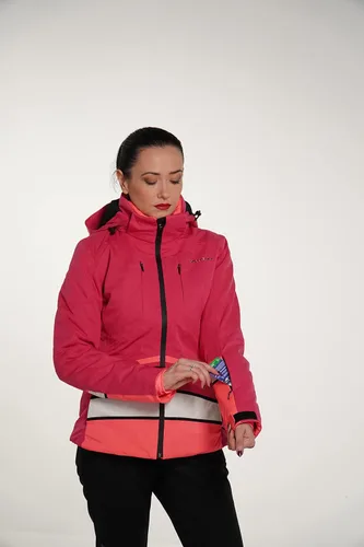 Miniatura 6 de DIEL SPORT SIMONA - Chaqueta de esquí cálida para mujer abrigo de nieve con capucha impermeable resistente al viento aislante transpirable