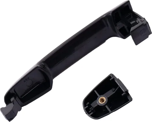 Miniatura 3 de Manija de puerta trasera para conductor y pasajero para 03-13 Toyota Corolla, RAV4/Highlander, Pontiac Vibe, 02-06 Camry, sin llavero, negro