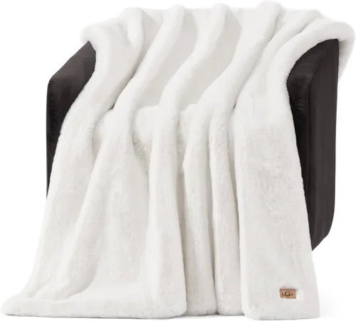 Manta UGG Euphoria de pelo sintético de felpa, manta cálida y esponjosa para sofá o cama, decoración de lujo para dormitorio, mantas esponjosas de