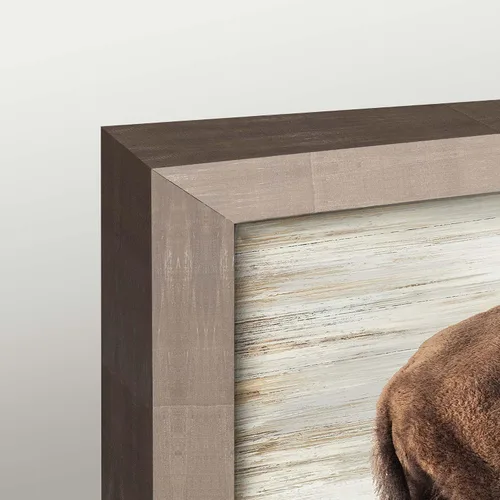 Miniatura 2 de Arte de pared enmarcado de bisonte americano, imagen rústica de vida silvestre, animales pintados, impresiones de búfalo, ilustraciones de madera